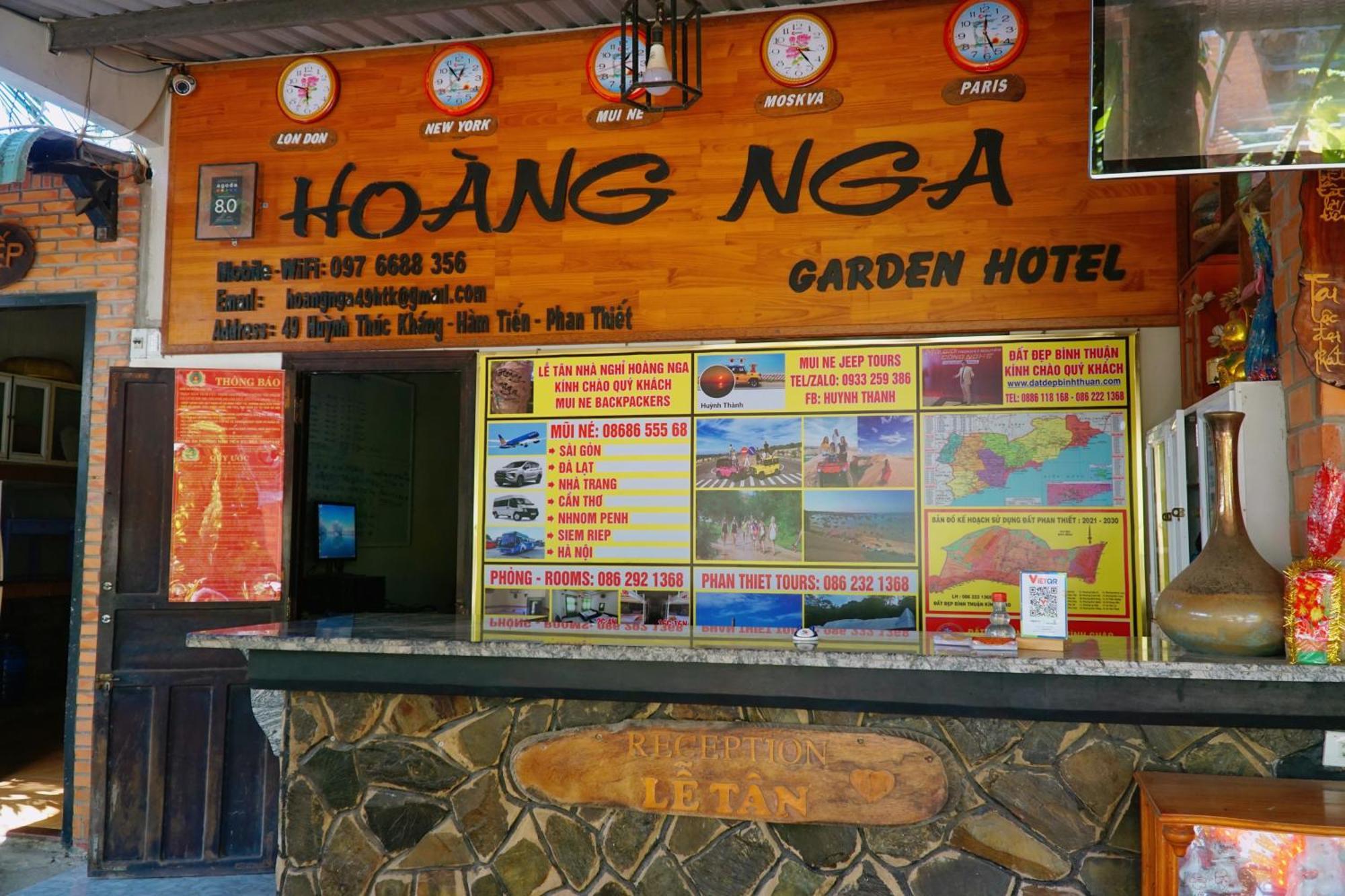 Hoang Nga Garden Guesthouse Mũi Né Eksteriør bilde